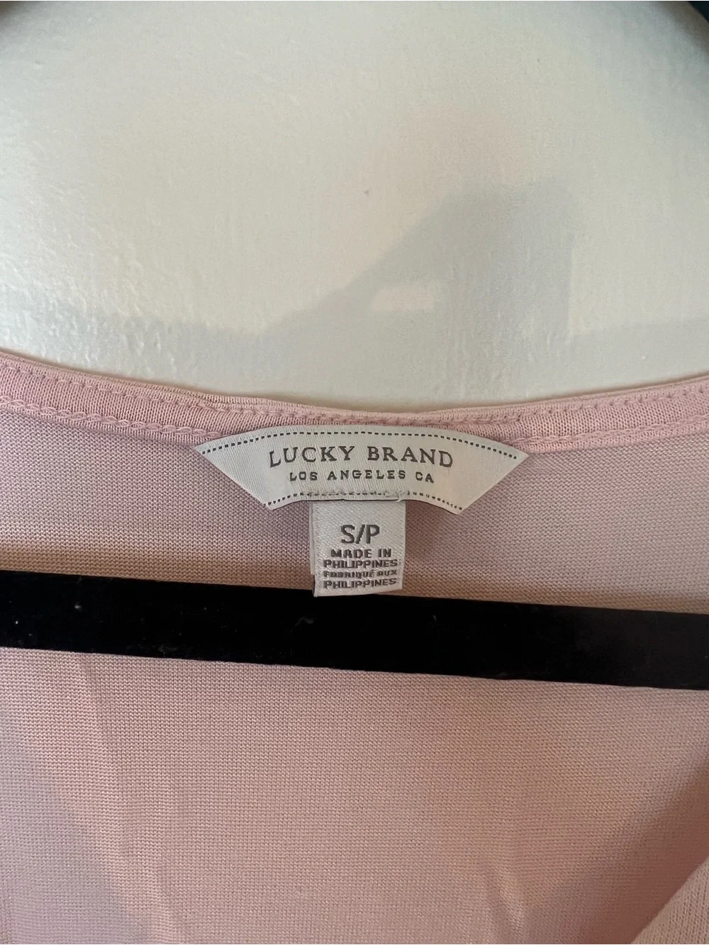 Lucky Brand Blush Pink Sleeveless Empire Waist Babydoll Top Size Small